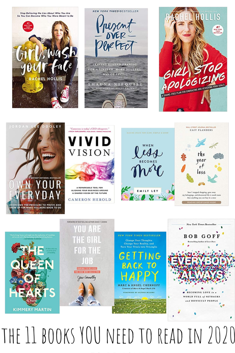 20 Ways to Make 2020 your Year and the 11 Books You Need to Read in 2020!