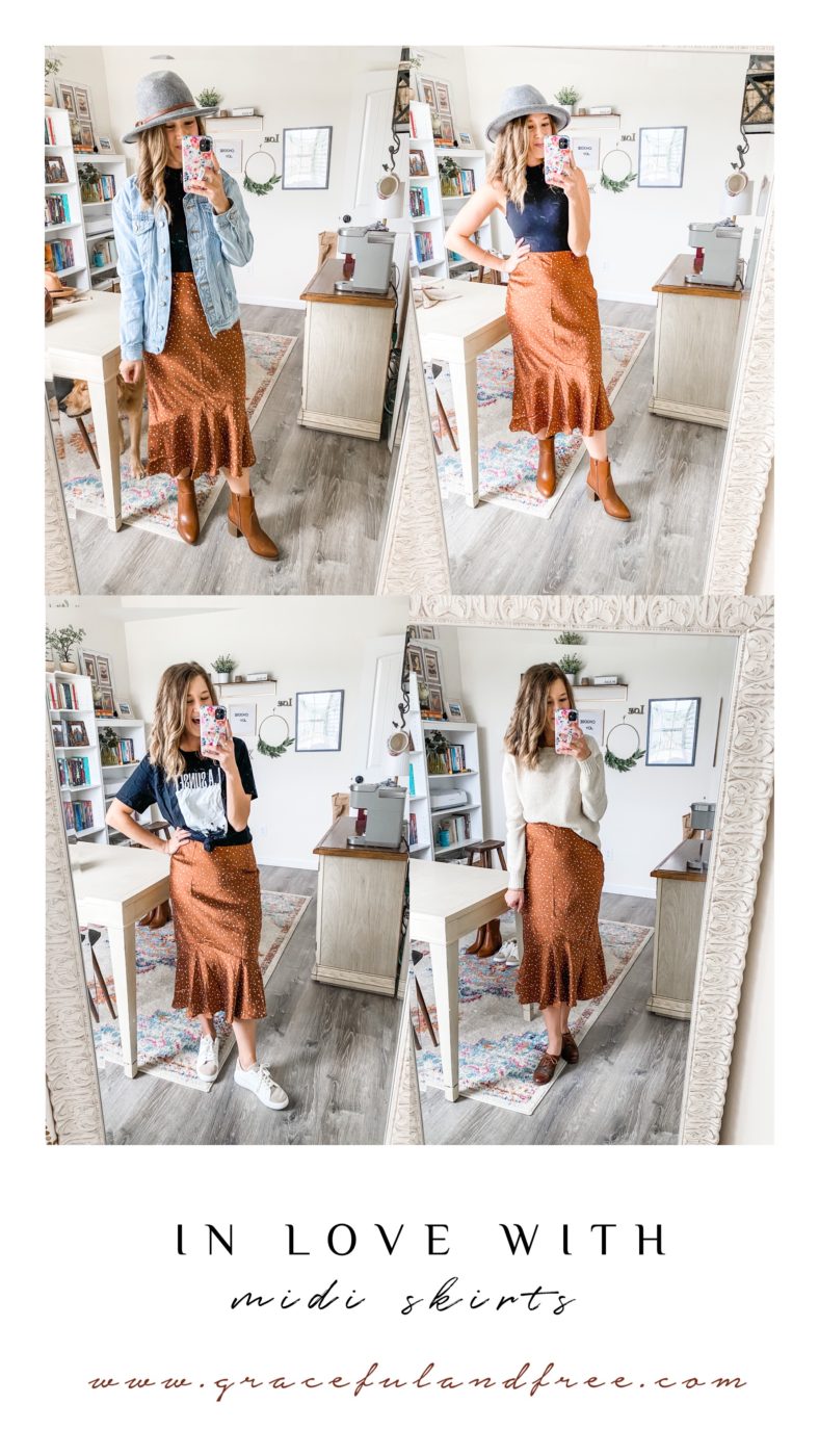 LTK fall sale
Ways to style a midi skirt 