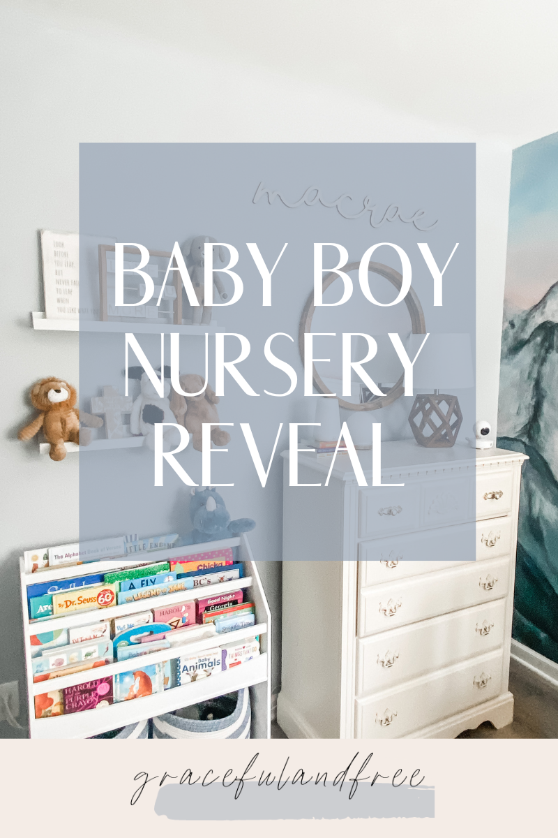 baby boy nursery reveal