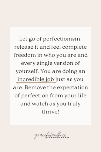 thoughts before new year quote perfectionism 