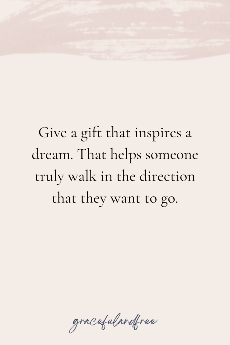 intentional gift quote
