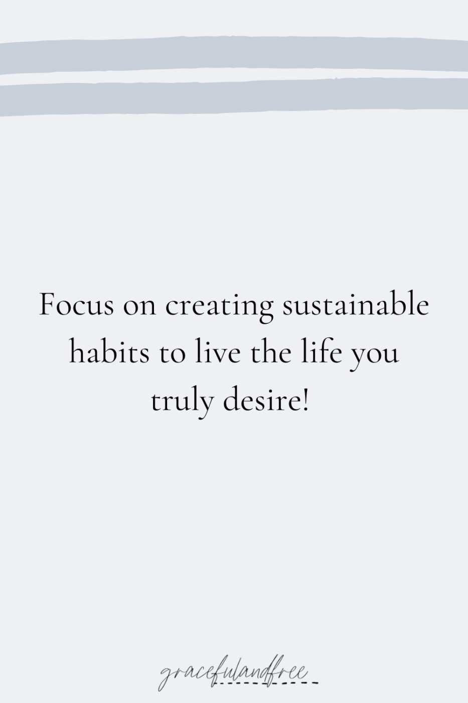 sustainable habits quote