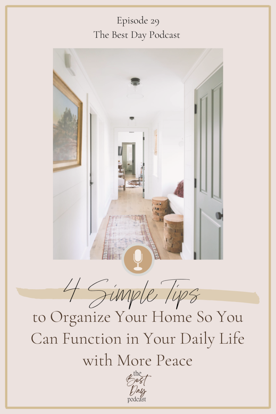 tips to organize your home
