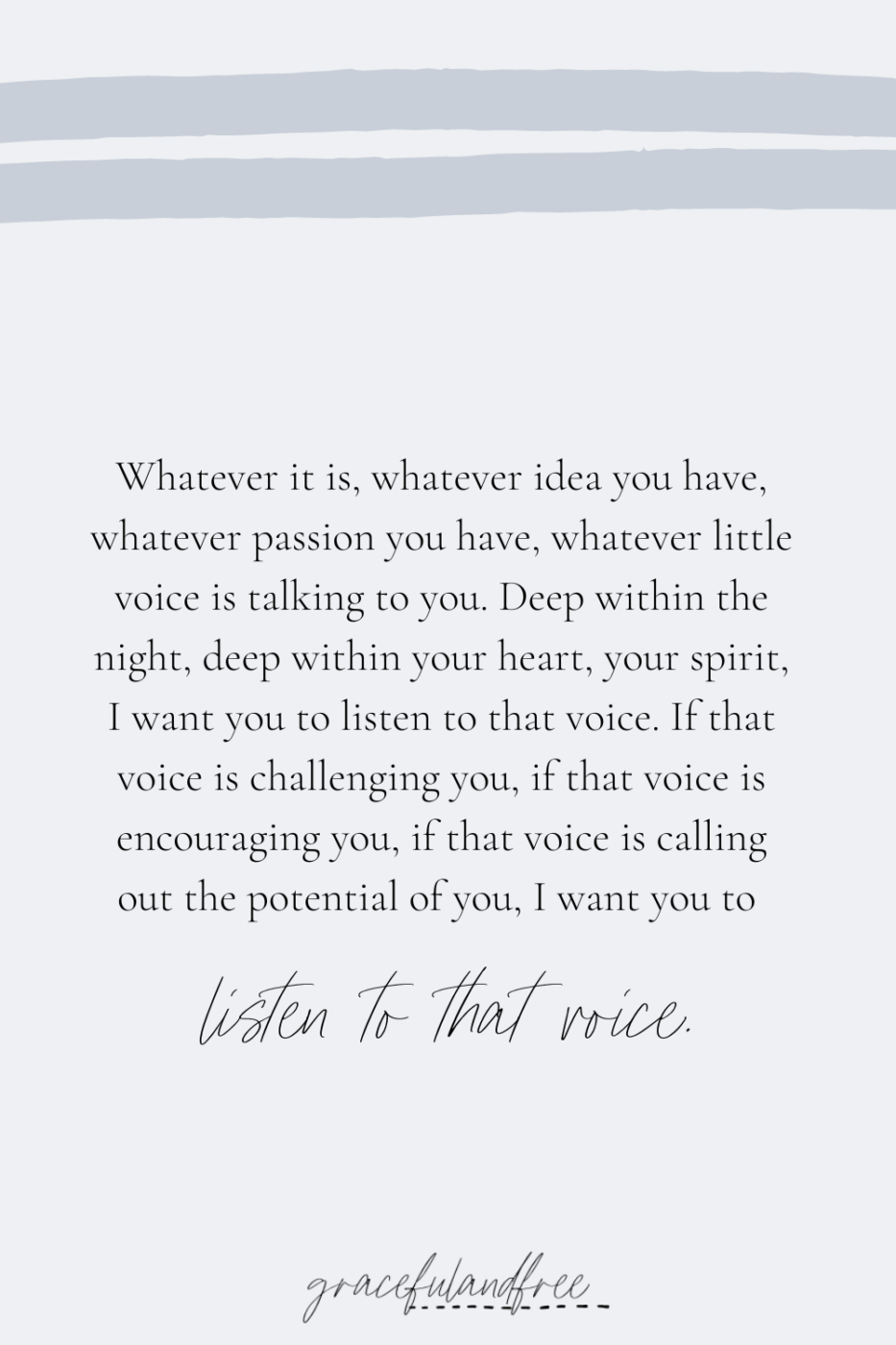 motivational quote gracefulandfree
